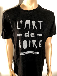 T-shirt "L'art de boire sans déboire" pour homme